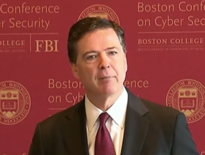 James Comey at BC Cyber Conference